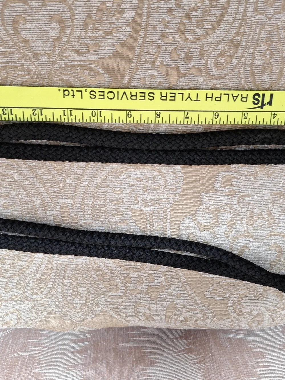 Woven Black Shoulder Bag with Gold Trim